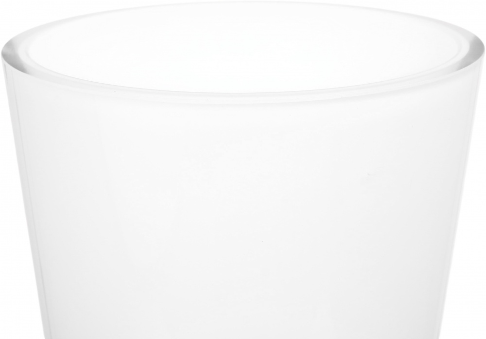 Ваза скляна Wrzesniak Glassworks 25 см біла 17-8816