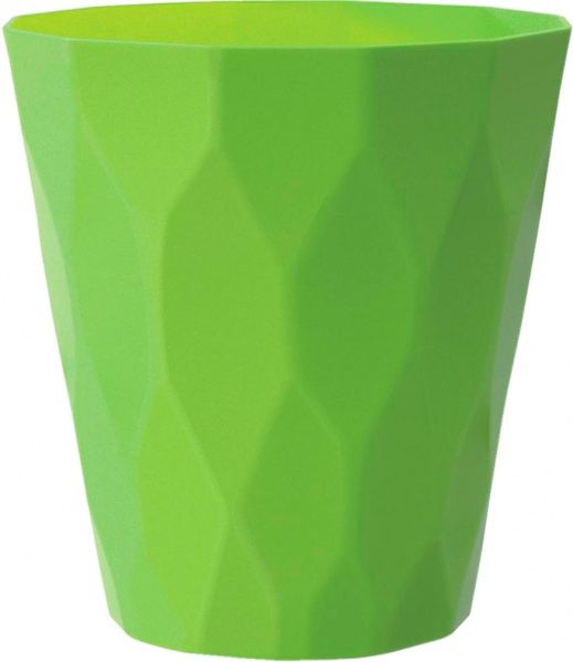 Кашпо пластикове Prosperplast Rocka круглий 1,75л лайм (70993-389) 