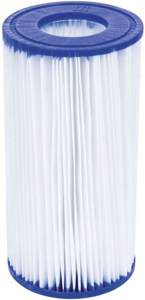 Басейн каркасний Bestway з віконцем 488х122см, 19480л з насосом, драбиною, підложкою, накриттям Ротанг