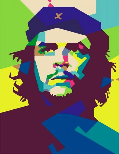 Набір, техніка акриловий живопис за номерами Ернесто Че Геваро Rosa Start 