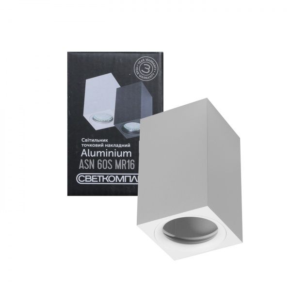 Світильник точковий Светкомплект ASN 60S MR16 WH GU5.3 білий 