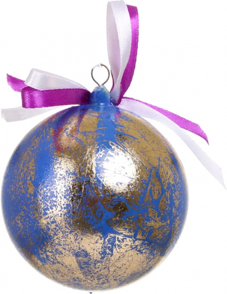 Шар новогодний Декупаж d 80 мм в ассортименте