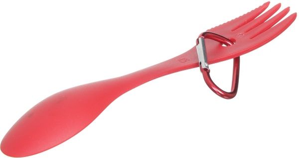 Ложка-вилка Summit Quattro Space Saving Cutlery Set красная
