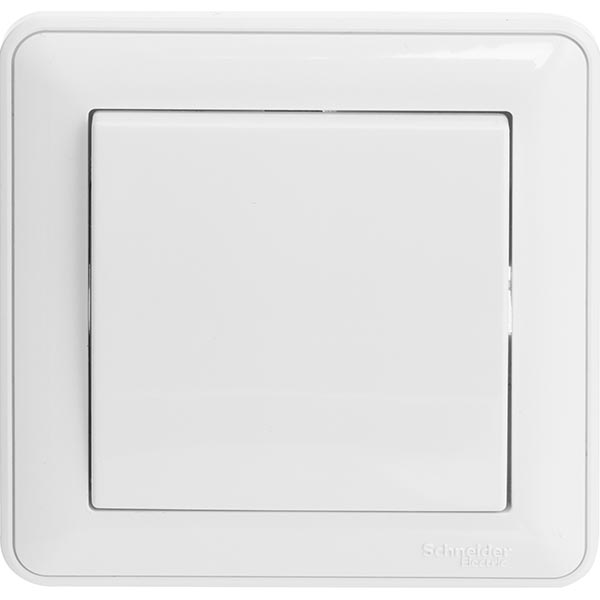 Вимикач одинарний W-59 VS116-154-18 білий