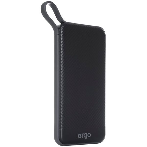Зовнішній акумулятор (Powerbank) Ergo Type-C 10000 mAh black (LP-129)