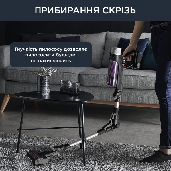 Пылесос аккумуляторный Rowenta X-Force 9.6 Allergy RH2037WO black 