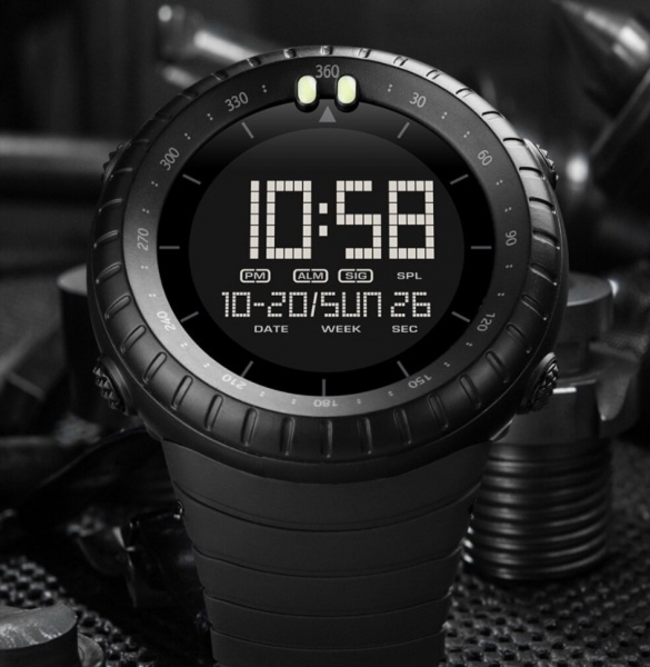 Часы тактические Ribas Skmei black (NULL)