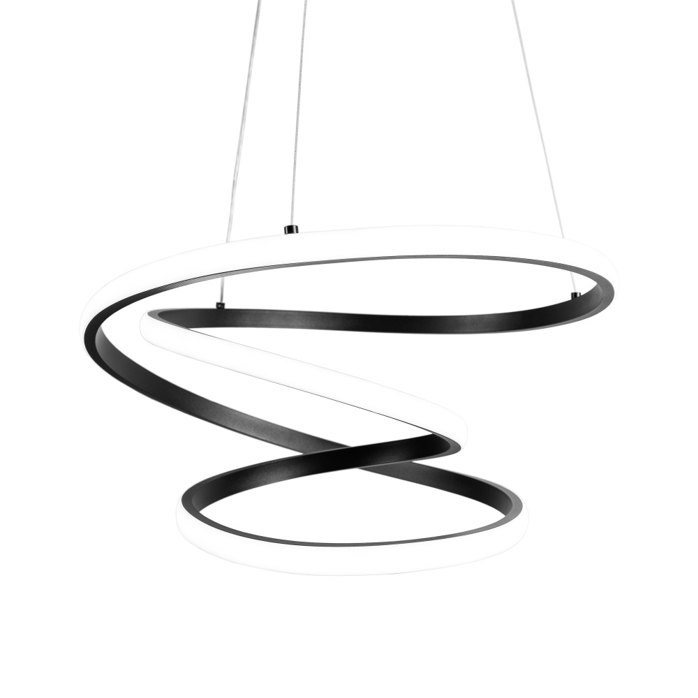 Люстра Miorro LED Lamantino пульт ДУ 1x80 Вт LED-модуль черный 51-313-019