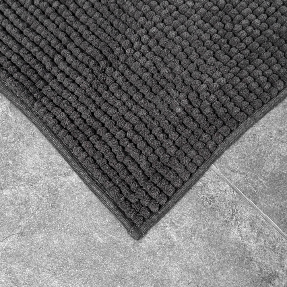 Набір килимків Dariana Махрамат Стандарт 60x50+60x90 см чорний