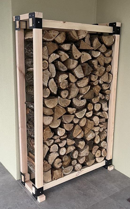 Набір монтажний для брусу 40х30 мм (4 кронштейни + метизи)