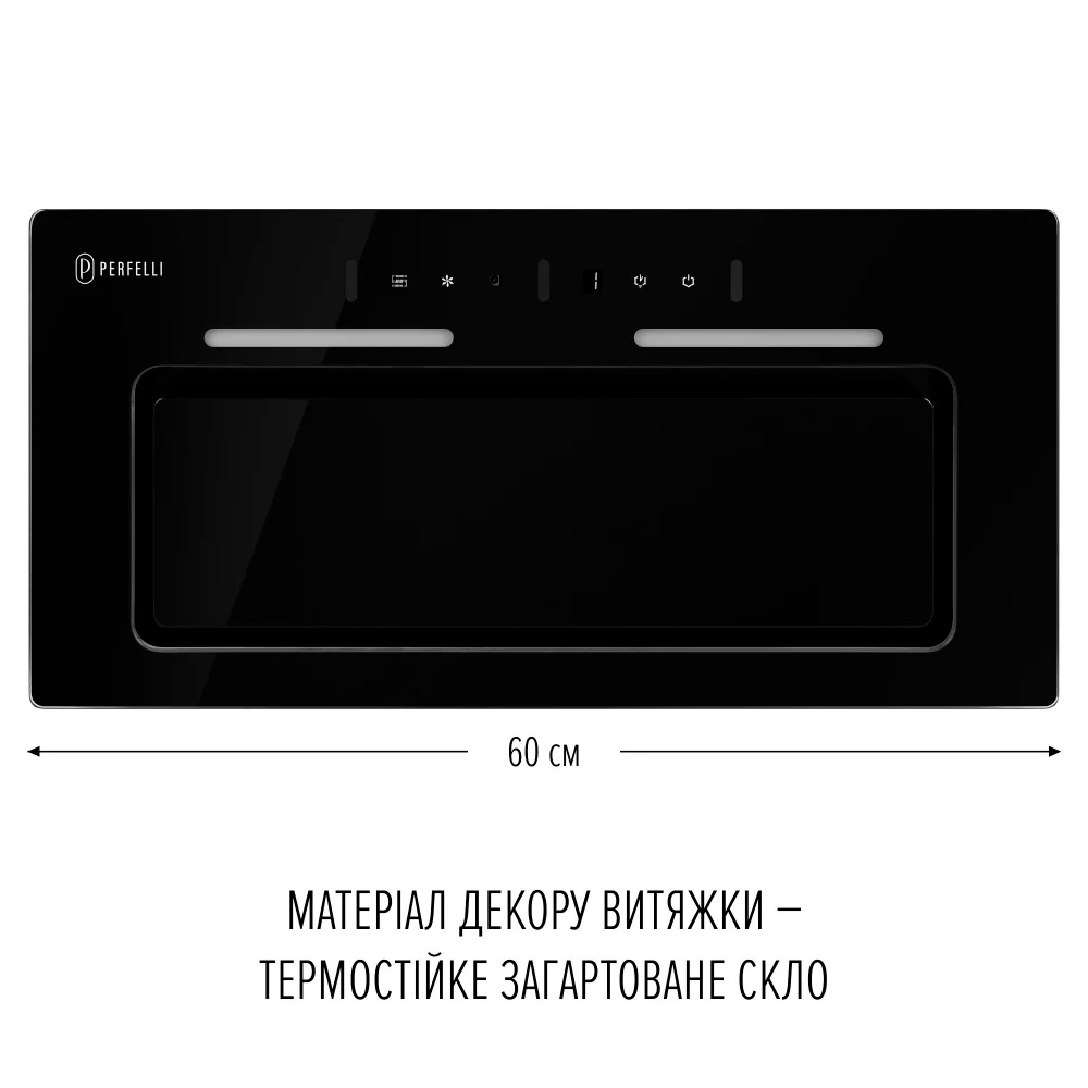 Витяжка Perfelli Nuova 6jwrb Nero