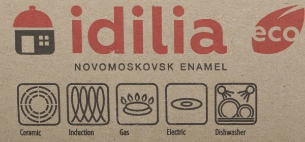 Кастрюля с крышкой Гиацинт 5,5 л Idilia