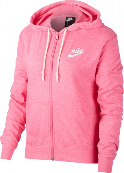 Джемпер Nike W NSW GYM VNTG HOODIE FZ CJ1694-684 р. S рожевий
