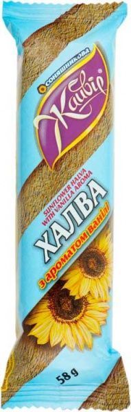 Халва ЖАЙВІР соняшникова з ароматом ванілі 58 г (4820007053610) 