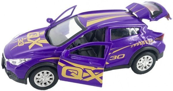 Автомодель Технопарк Glamcar Infiniti Qx30 (фіолетовий) 1:43 QX30-12GRL-PUR