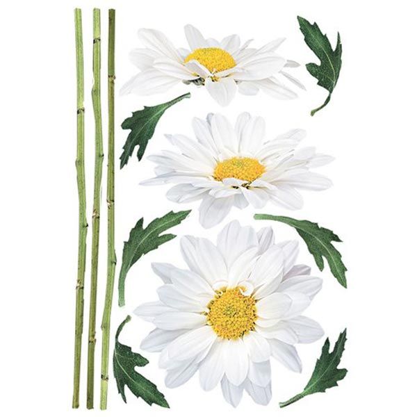 Декоративная наклейка Ромашки