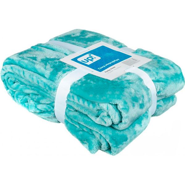 Плед мікрофібра Underprice аква 200x220 см