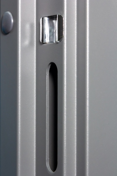 Дверь входная Булат Гарант 535 бетон антрацит 2050x950 мм левая