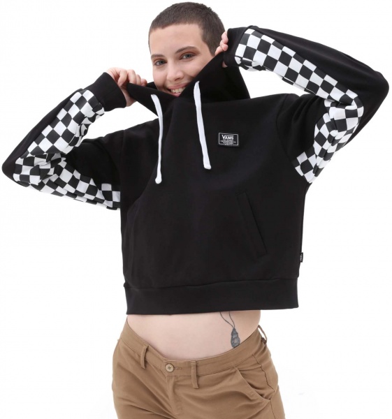 Джемпер Vans BOOM BOOM CHECK IT HOODIE VN00045DBLK р. XS чорний