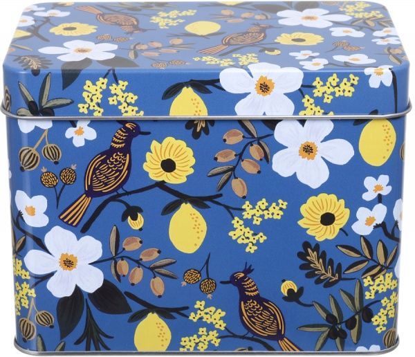 Банка жерстяна Flowers 16,5х11х12,5 см
