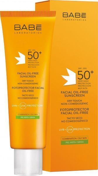 Крем для лица дневной BABE Laboratorios Sun Protection Безмасляный матирующий солнцезащитный SPF 50+ 50 мл