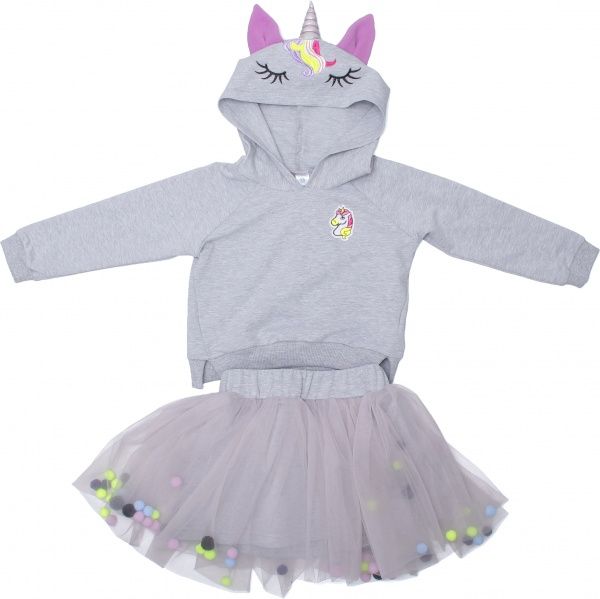Комплект для дівчаток Luna Kids 4626/4 р.122 сірий 