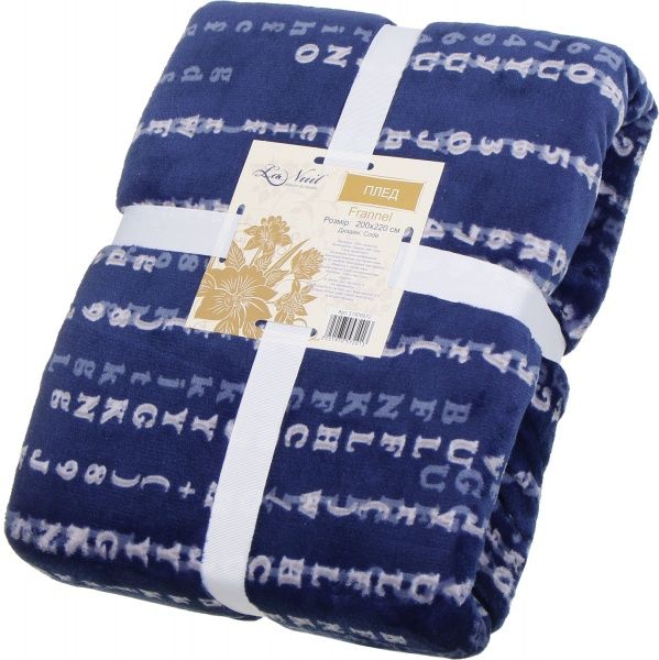 Плед Frannel Code 200x220 см синій La Nuit 