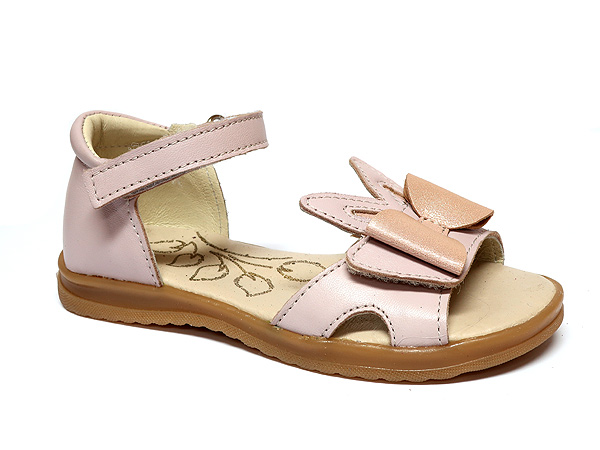 Босоножки для девочек RenBut на липучках с бантом р.36 светло-розовый 31-4421 