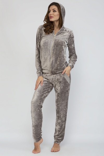 Костюм домашній жіночий Roksana DA VINCI №788/50004 р. 54 капучино