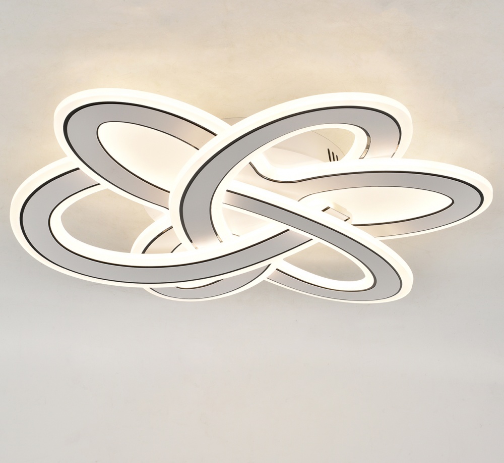 Люстра потолочная Hopfen LAGOM-120 WH 120 Вт LED-модуль белый