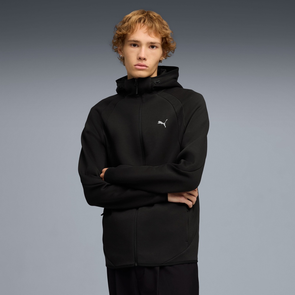 Джемпер Puma EVOSTRIPE FZ Hoodie DK 69219001 р.L черный