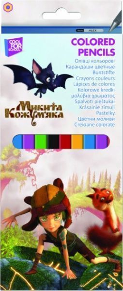 Карандаши цветные Микита Кожум'яка NT08106 12 шт. Cool For School