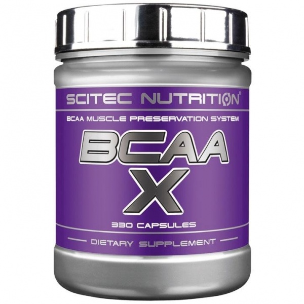 Аминокислоты Scitec Nutrition BCAA-X без вкуса 330 капс. 