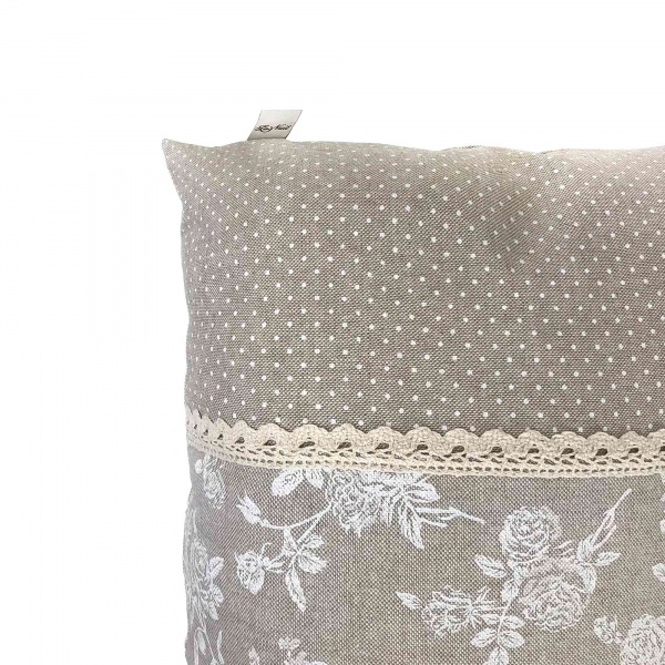 Подушка декоративная ШАЛЕ Розы с горохом 33x55 см La Nuit 