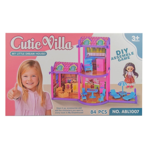 Ігровий будиночок з лялькою ABL1008