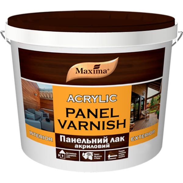 Лак панельный Maxima глянец 0.9 л прозрачный