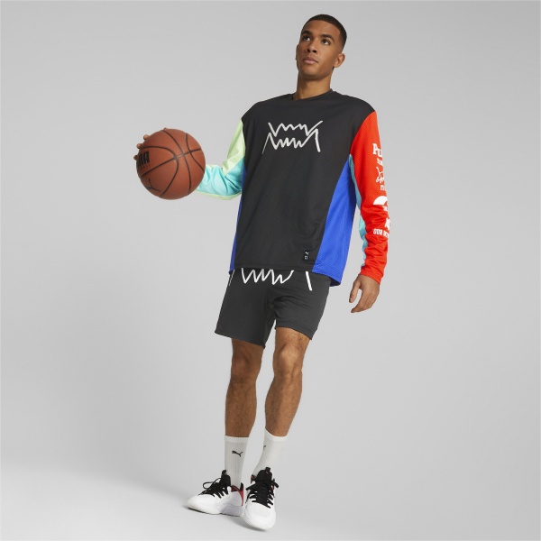 Світшот Puma INSIDE CUT JERSEY 53853301 р. XXL чорний