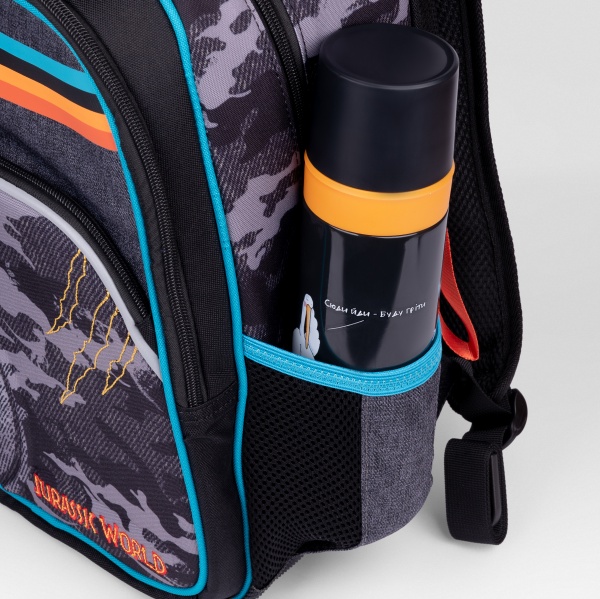 Ранец полукаркасный YES Jurassic world S-40 Jurassic World черный