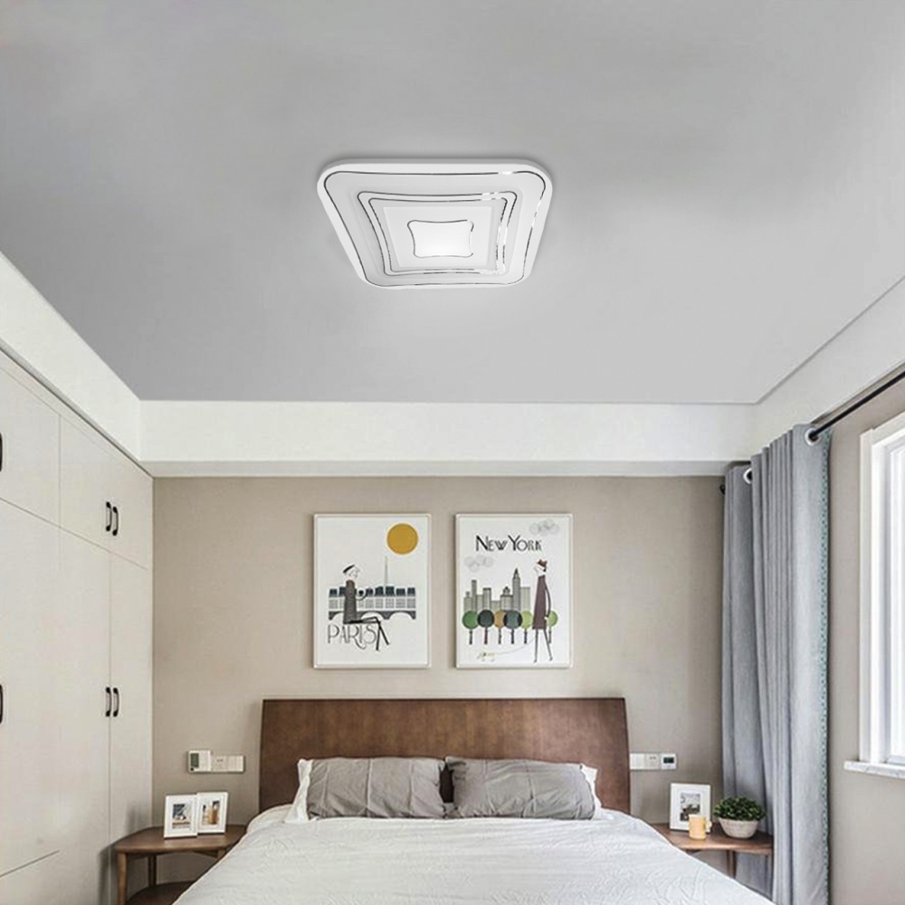 Світильник стельовий Eurolamp Evening Star 115 Вт білий LED-ALS-115W-T36