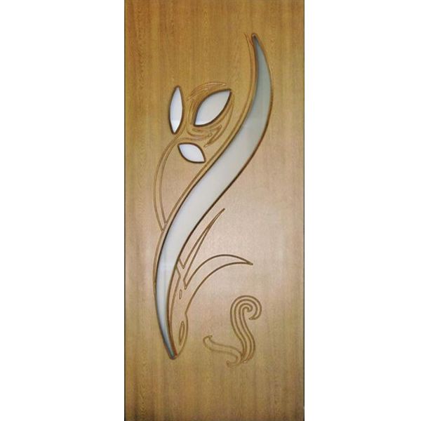 Дверне полотно Неман Тюльпан ПО 800 мм дуб золотий