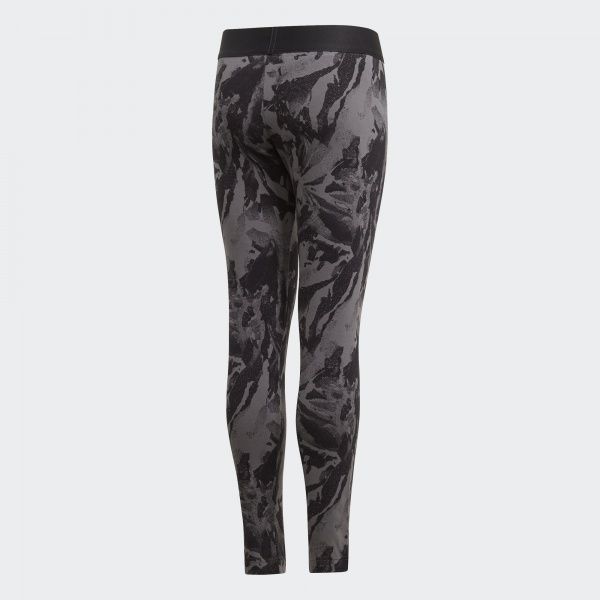 Лосины Adidas YG E AOP TIGHT DW9715 116 серый