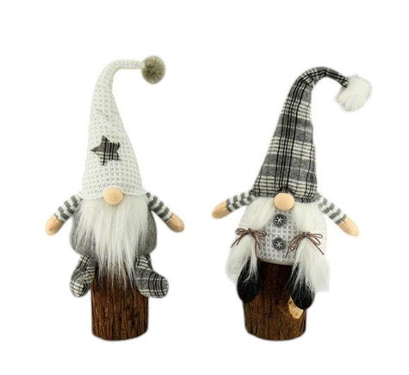 Декорація новорічна Гномик клубочок в асортименті EPI-LF1936023AB 43 см