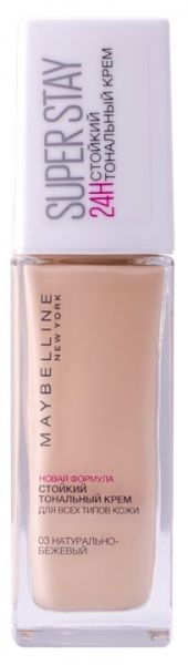 Тональный крем Maybelline New York Superstay 24H 03 Натурально-бежевый 30 мл