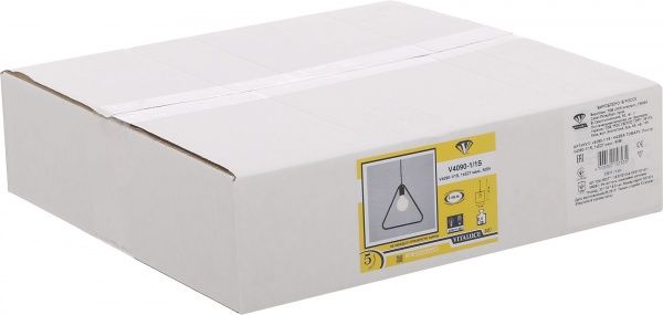 Подвес Vitaluce 1x60 Вт черный V4090-1/1S 
