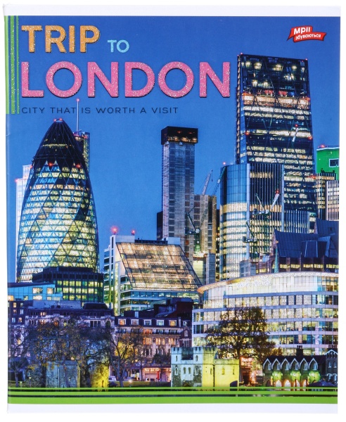 Зошит шкільний з глітером 96 аркушів у клітинку в асортименті Мрії збуваються