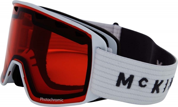 Горнолыжная маска McKinley Base 3.0 Plus Photochromic 409130-001 one size белый 