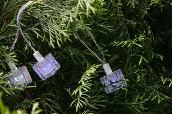 LED-гірлянда на сонячній батареї Wolta Cubes IP44 прозорий 