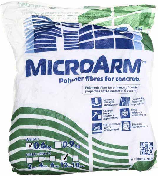 Фібра поліпропіленова Fiber 12 мм 0,6 кг