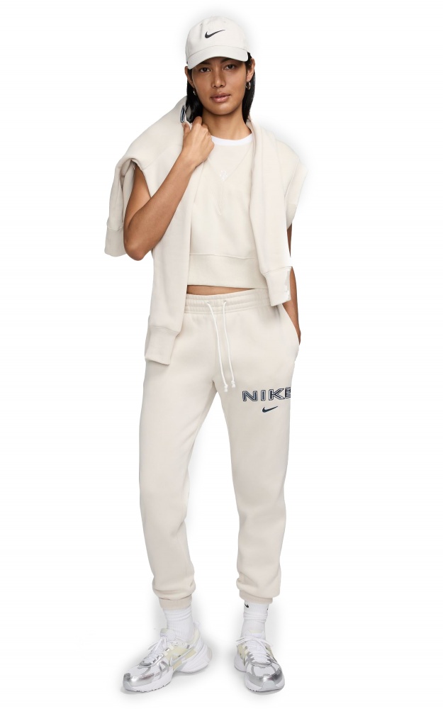 Штани Nike NSPHNX FLC MR STD LOGO PNT HM9757-104 р. L бежевий