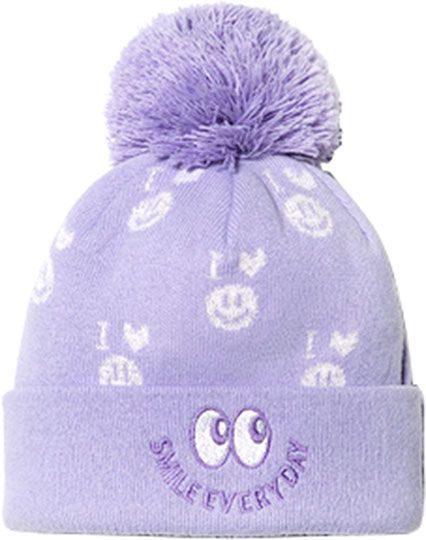 Шапка ESLI р.50-52 сиреневый с белым 18С-259СП 